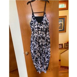 Flagpole Swim Dress Cover up LARGE black and white NWOT